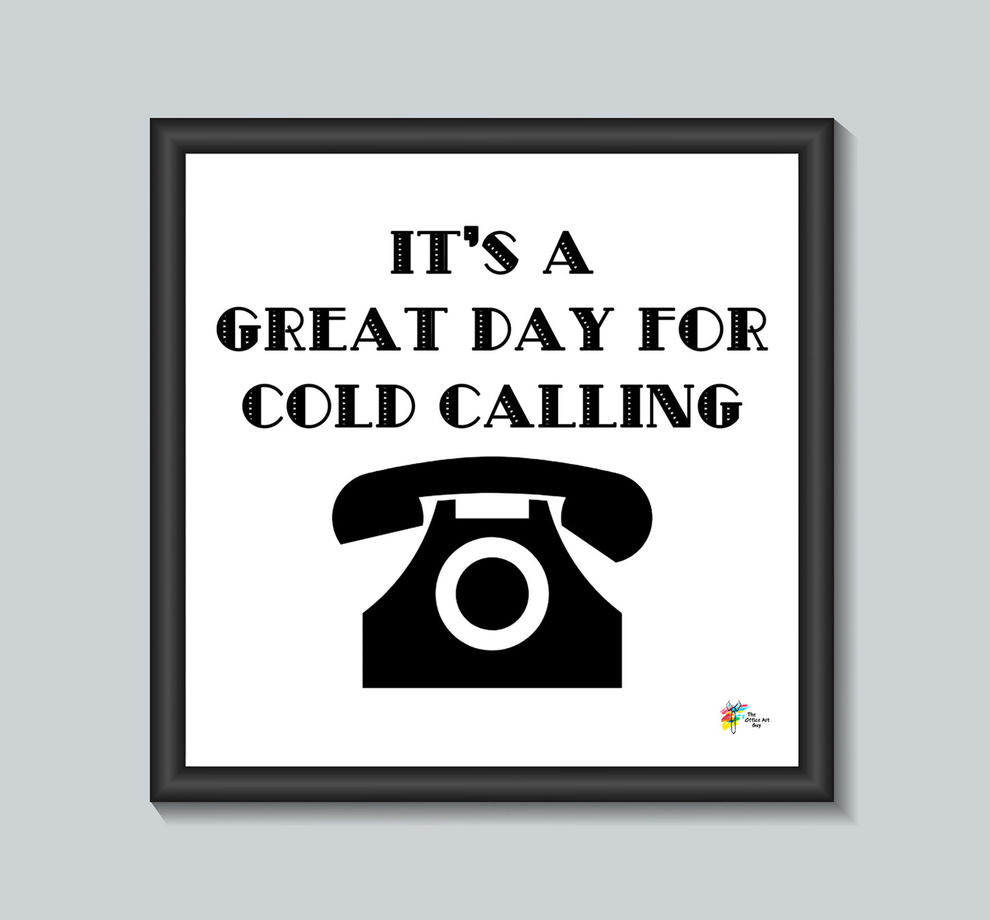 Sales Poster Print Cold Call