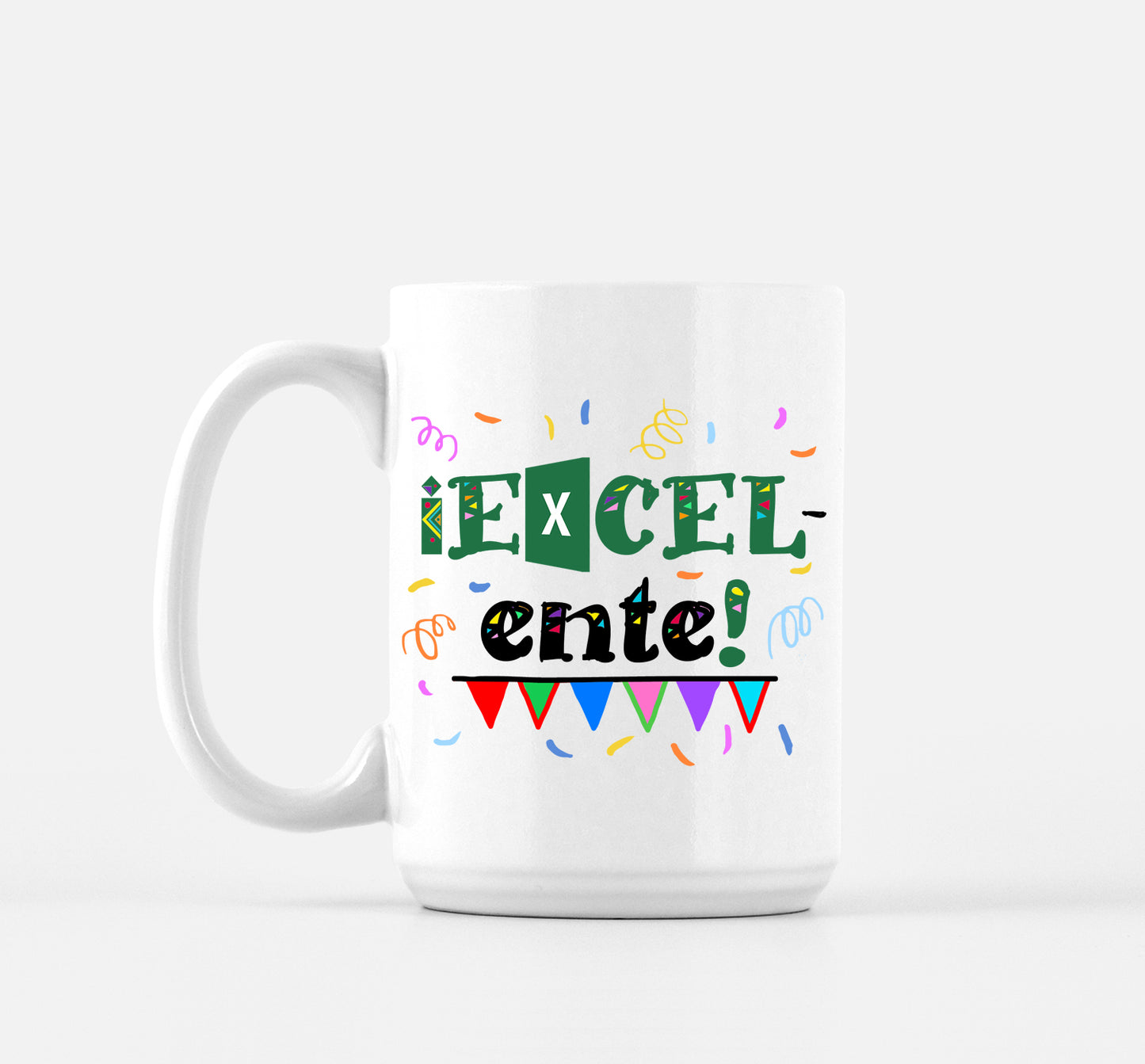Spreadsheet Humor Mug for Accountants in Spanish by The Office Art Guy