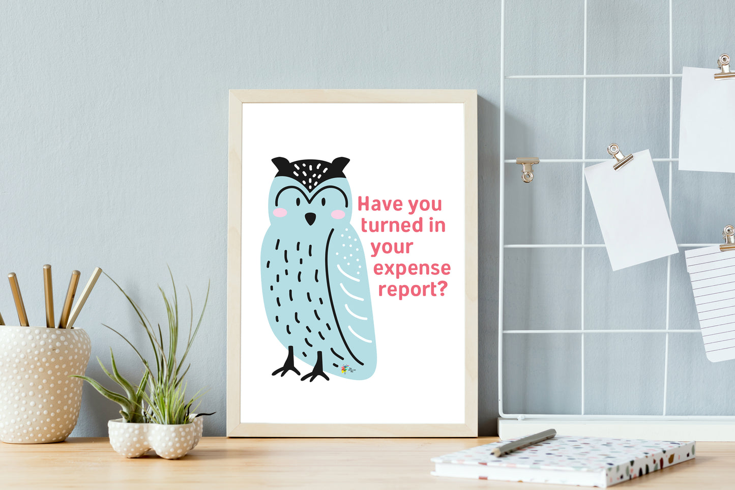 Funny Work Poster Expense Report