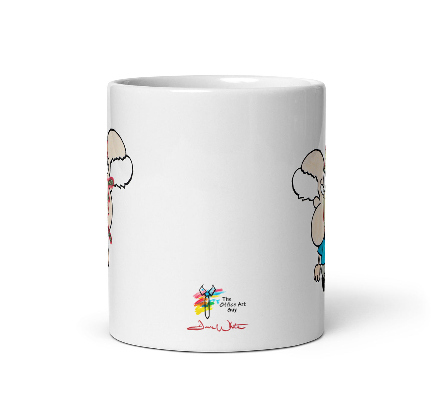 Funny Finance Mug for Office, Inflation and Deflation, In God We Trust