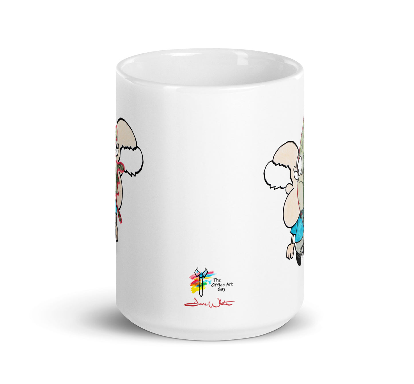 Funny Finance Mug for Office, Inflation and Deflation, In God We Trust