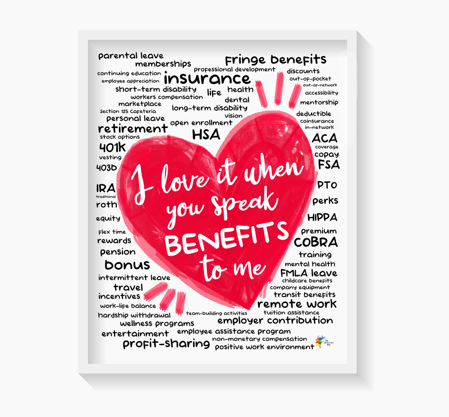 HR Office Art Print