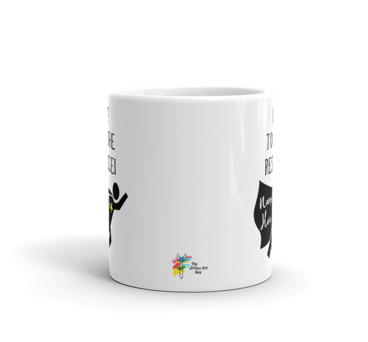 Human Resources Superhero Mug, Personalized HR Gift