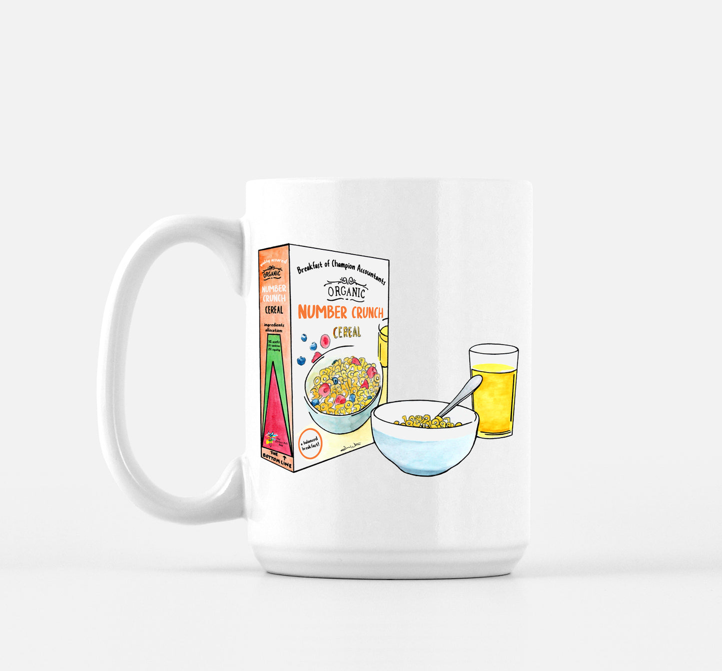Accounting Mug Number Crunch Cereal
