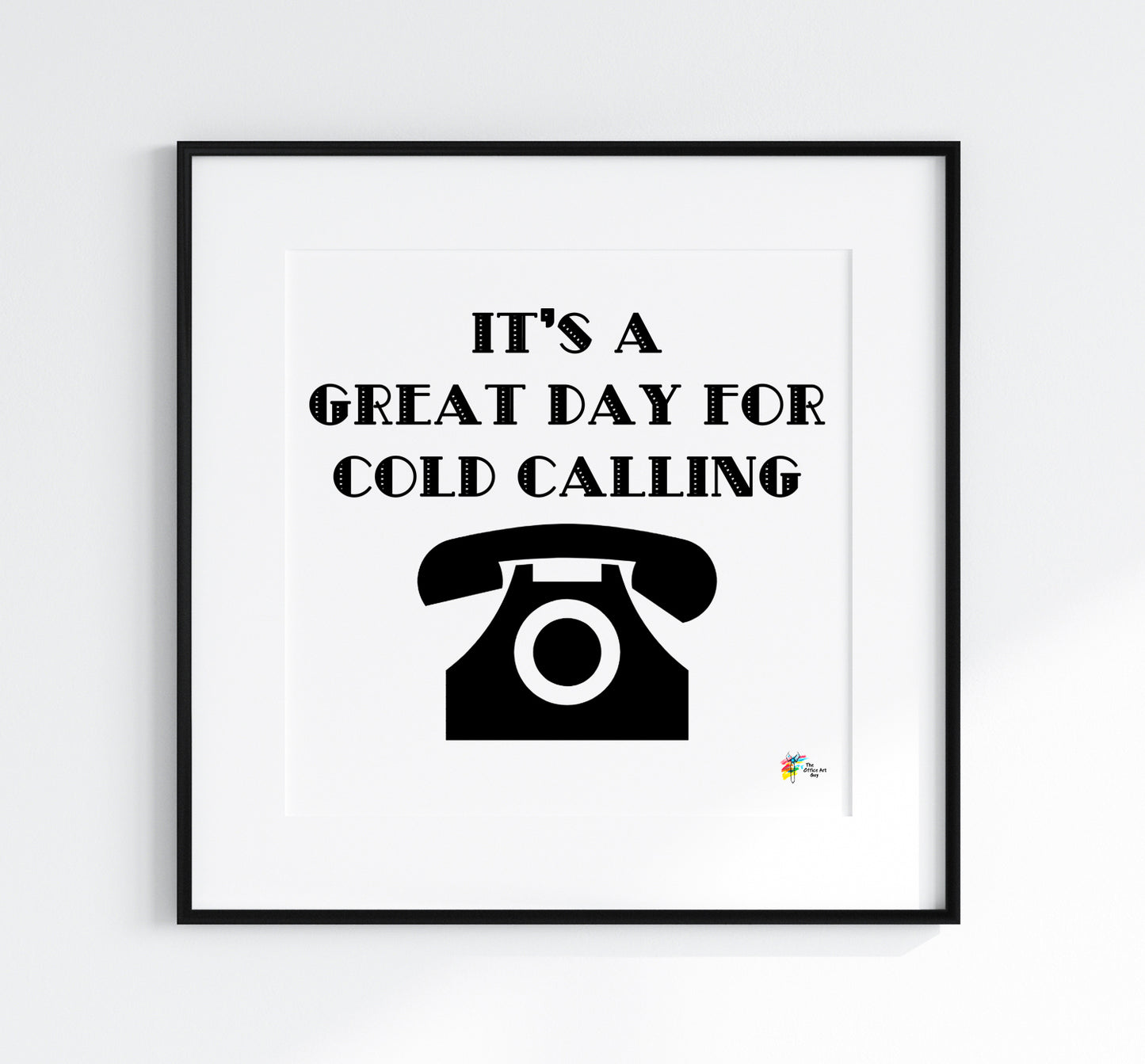 Sales Office Art Print Cold Call