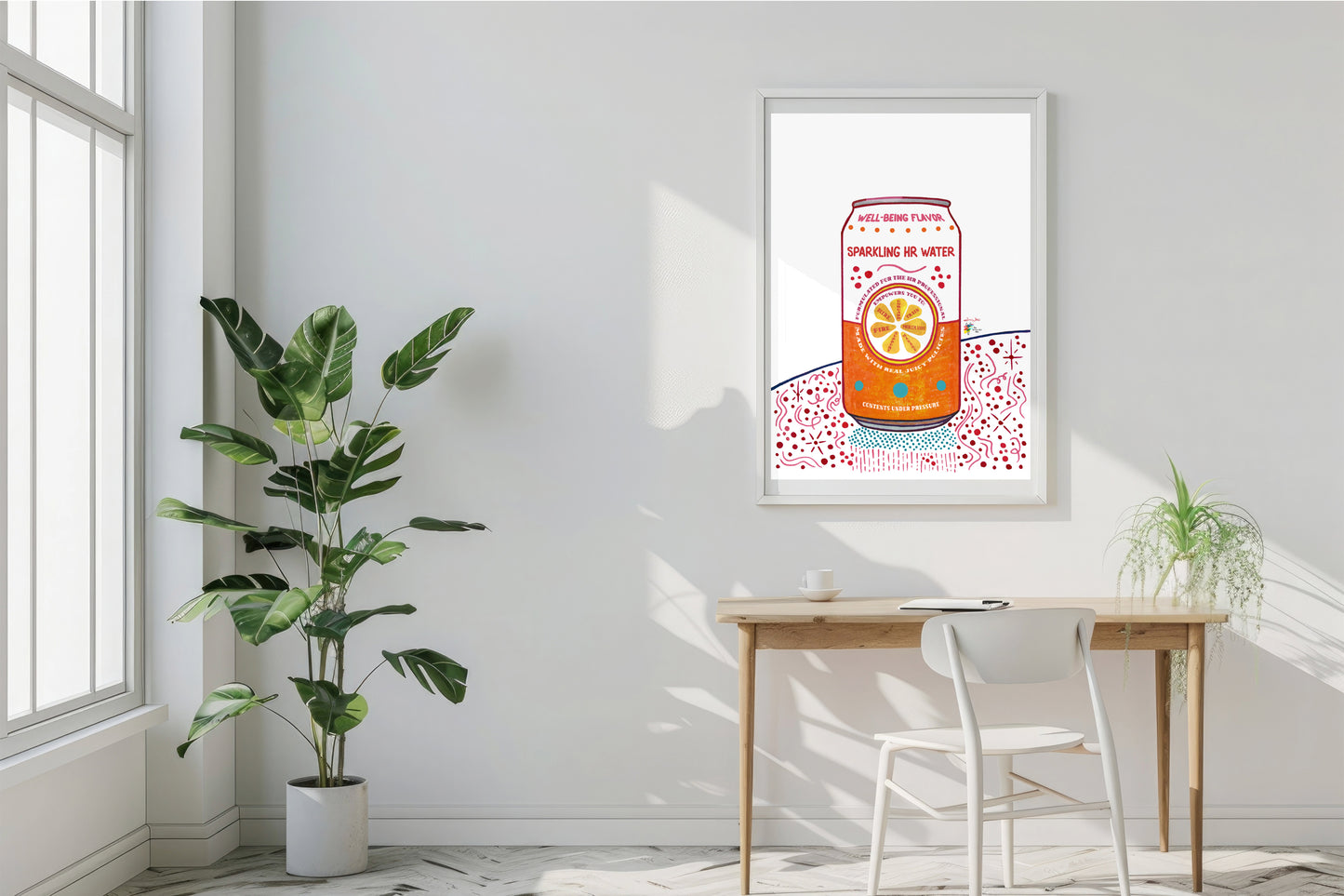Human Resources Art - Sparkling HR Water