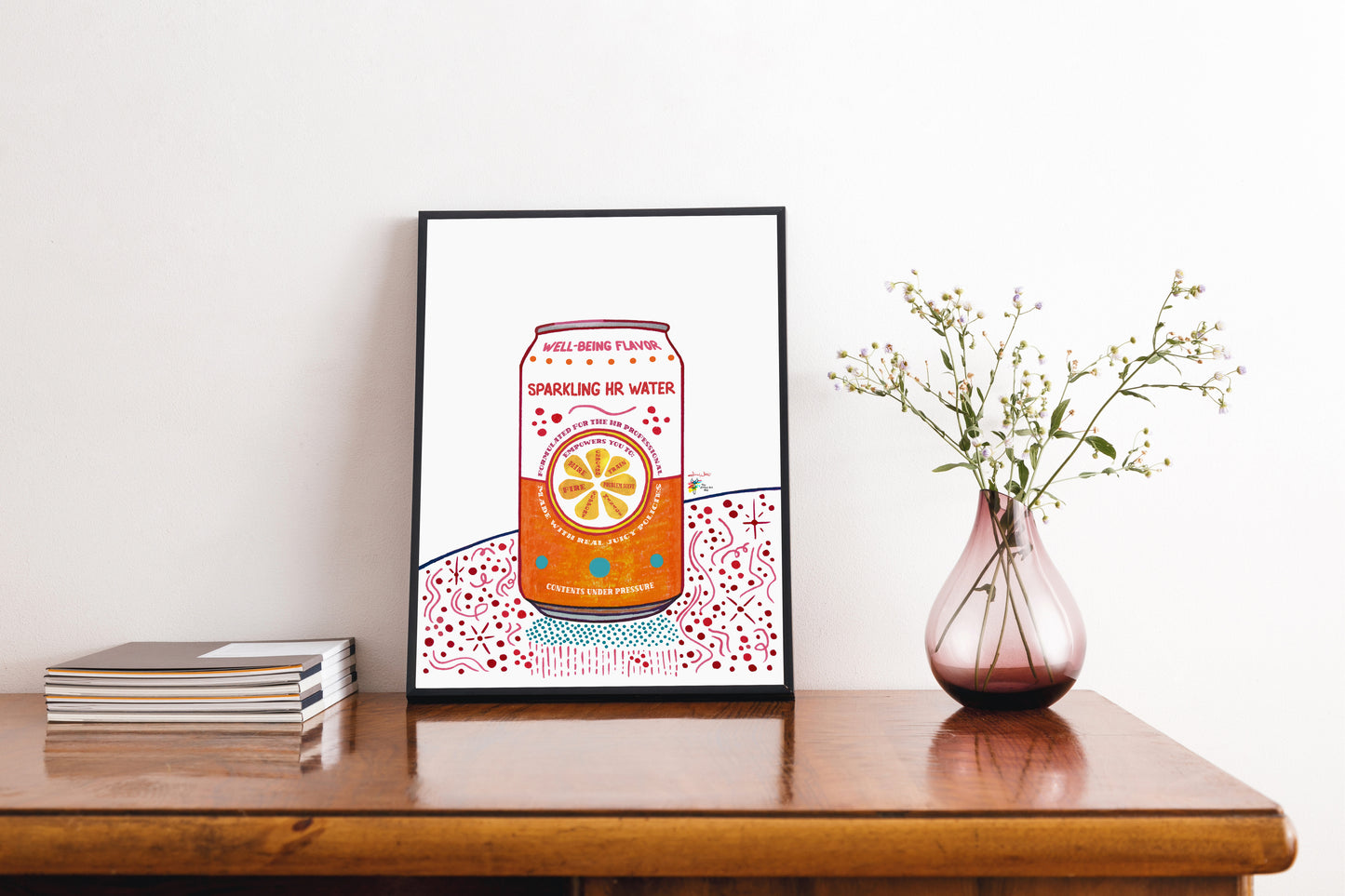 Human Resources Art - Sparkling HR Water