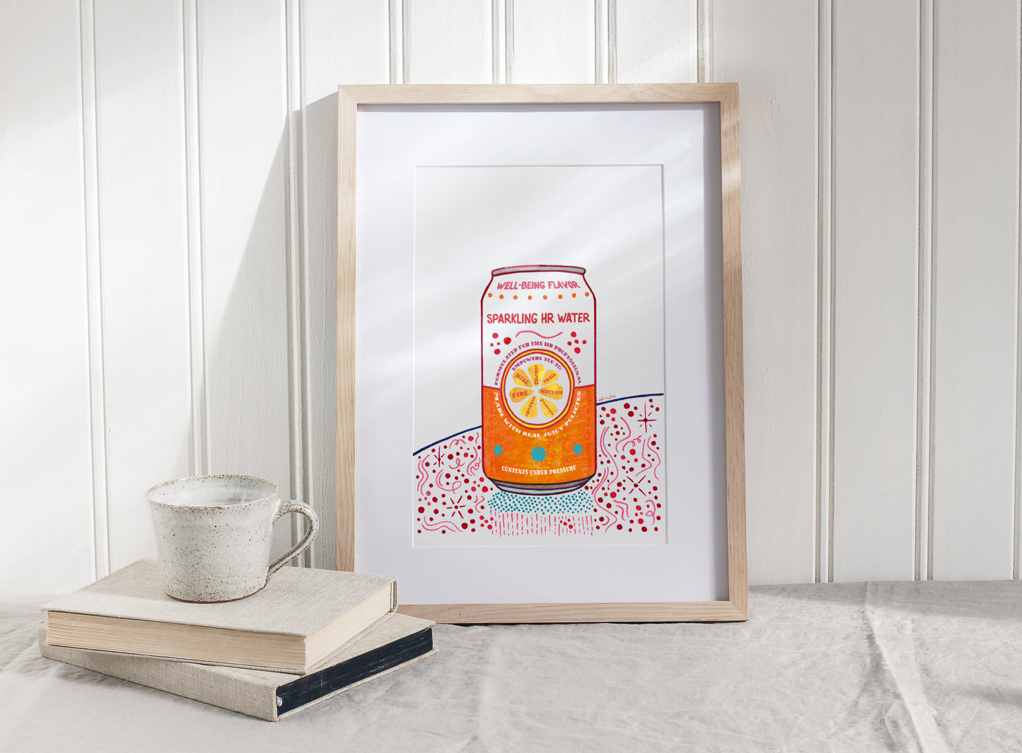 Human Resources Art - Sparkling HR Water