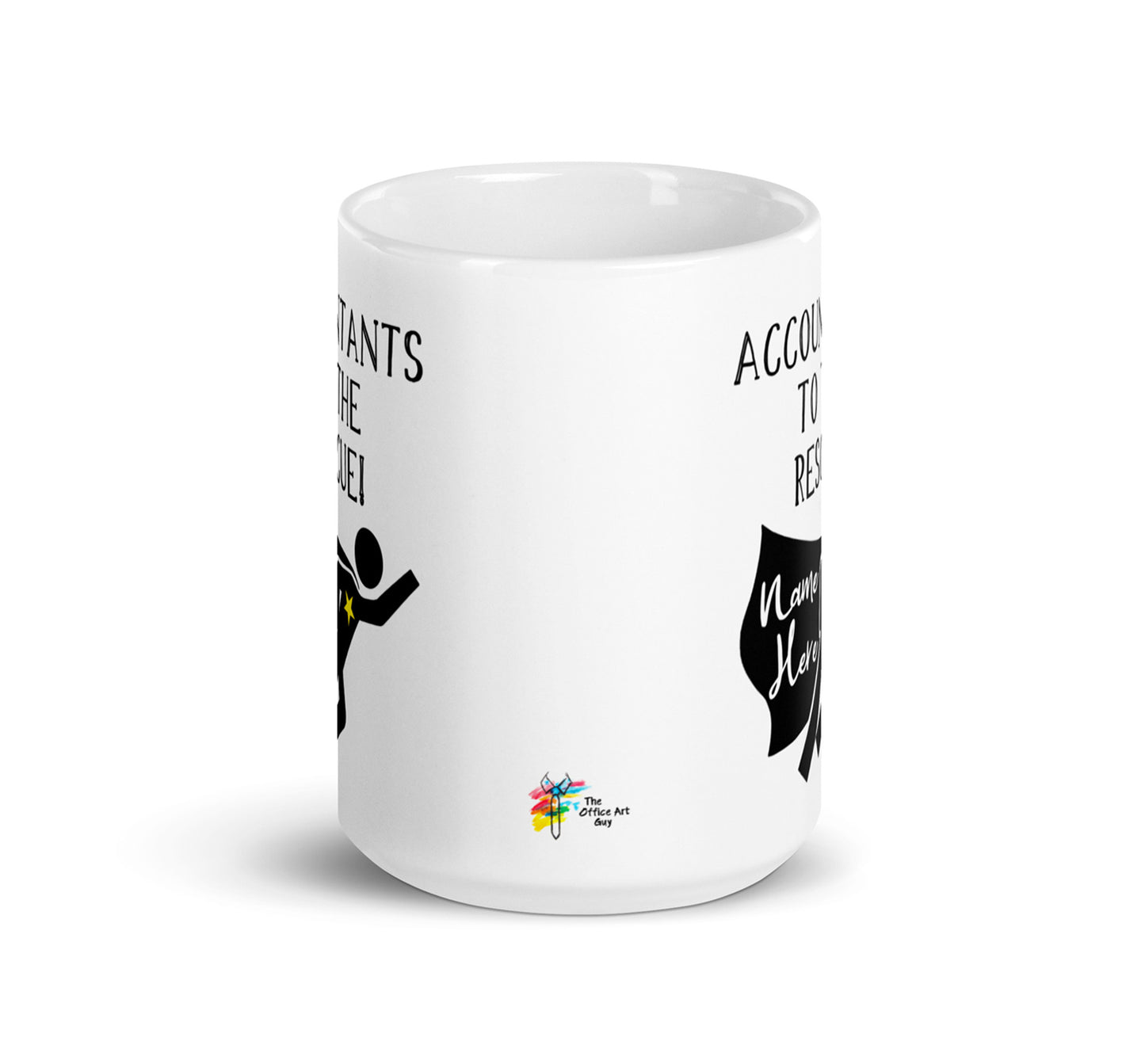 Accountant Superhero Mug Personalized Gift