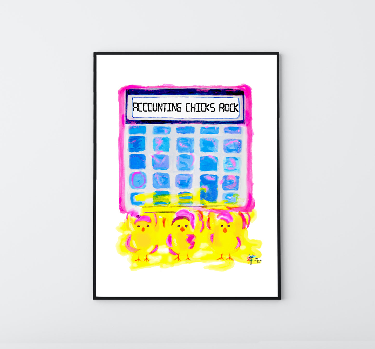 Accounting Chicks Rock Accountant Art Print