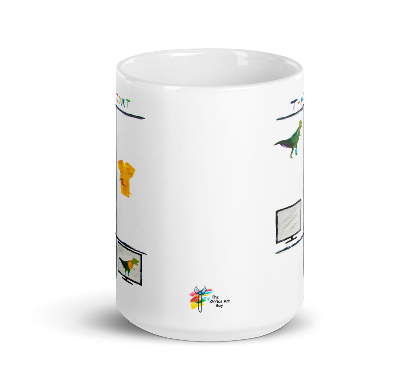 T Rex T Account Accountant Mug