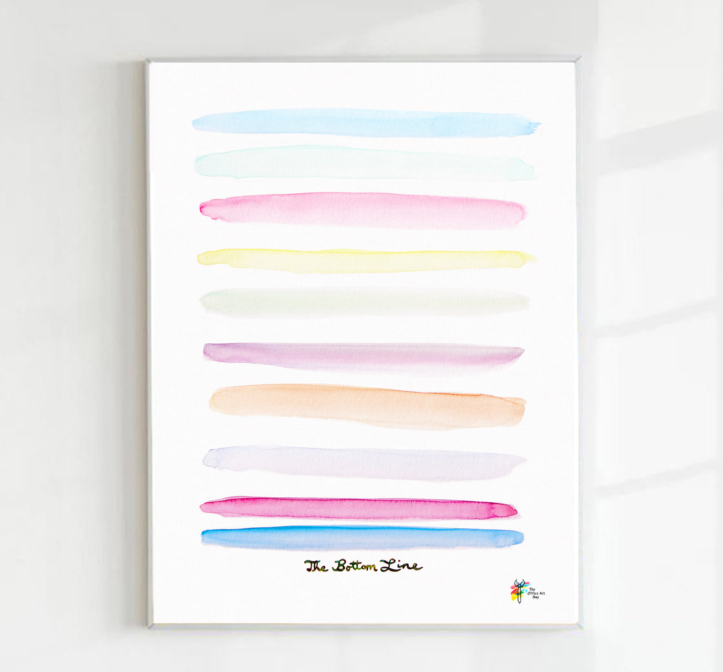 Accounting Art Print - The Bottom Line - The Office Art Guy