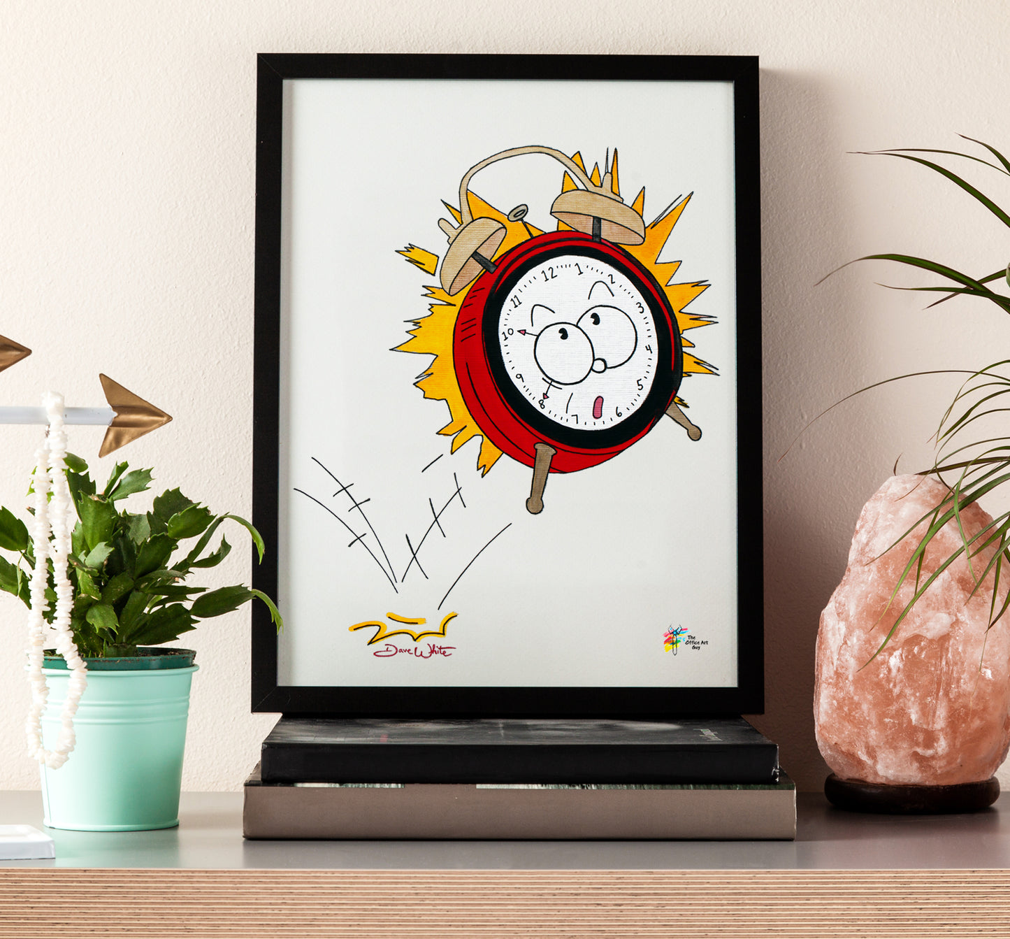 Tax Art Print 1040 Alarm Clock by The Office Art Guy