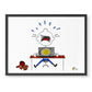 Accounting Art Print No Crying During Busy Season