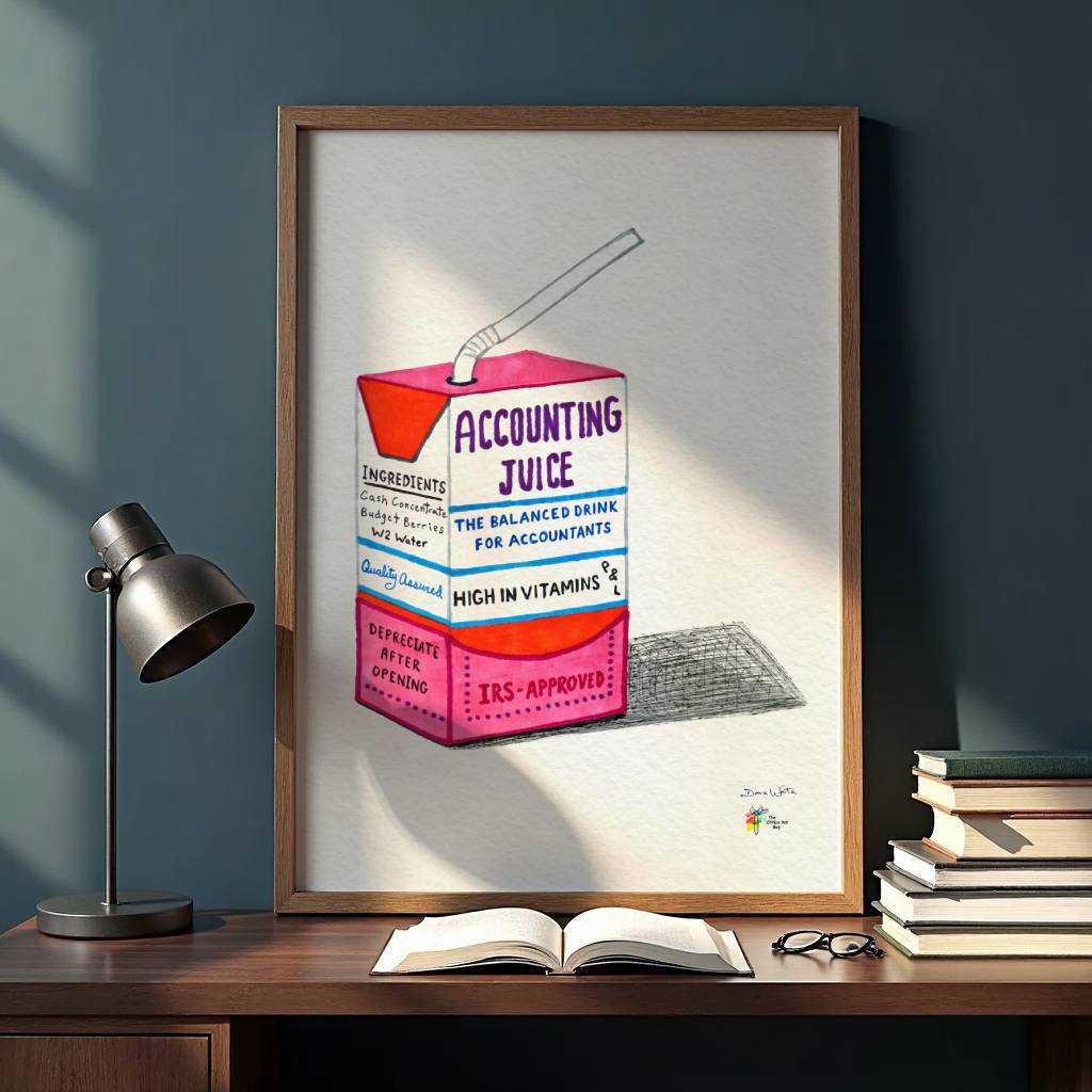Printable Accountant Poster Accounting Juice