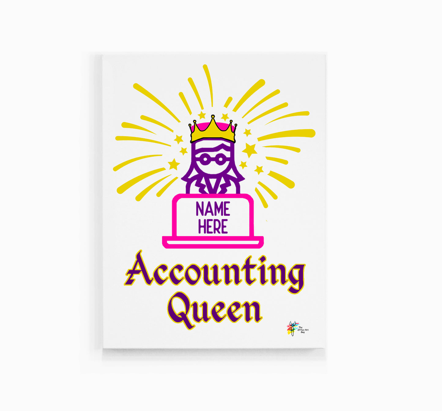 Accounting Queen Canvas Art Print