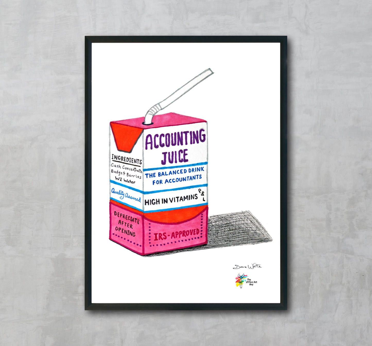 Accounting Art Print Accounting Juice