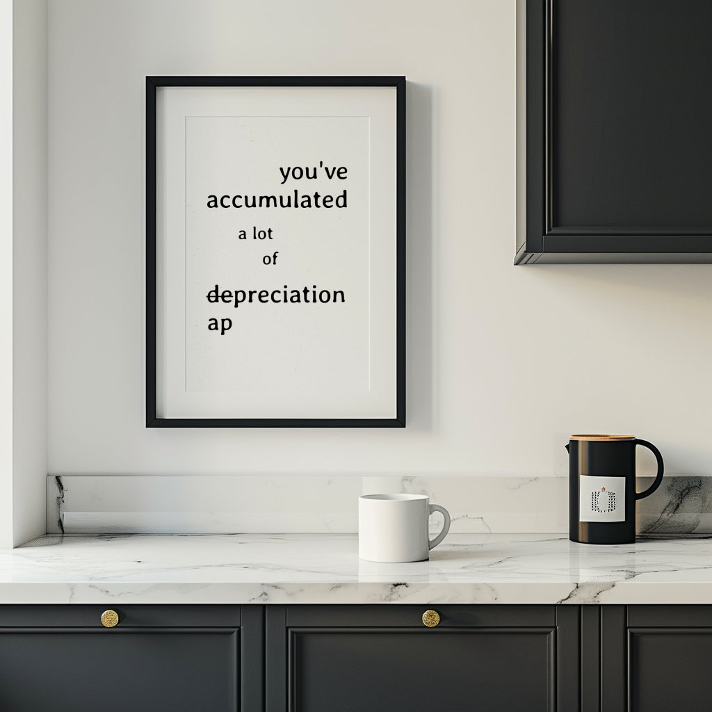 Funny Accountant Poster Accumulated Appreciation