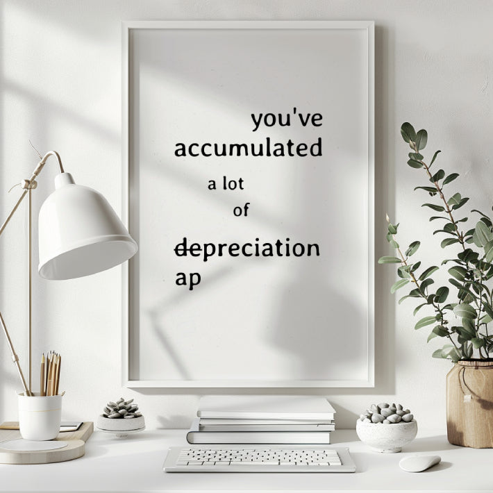 Funny Accountant Art Accumulated Appreciation