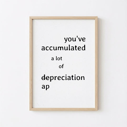 Funny Accountant Wall Art Accumulated Appreciation