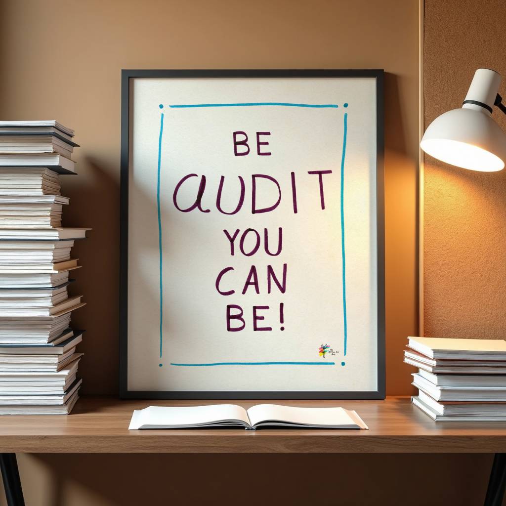Be Audit You Can Be Printable Accountant Art