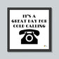 Sales Poster Print Cold Call