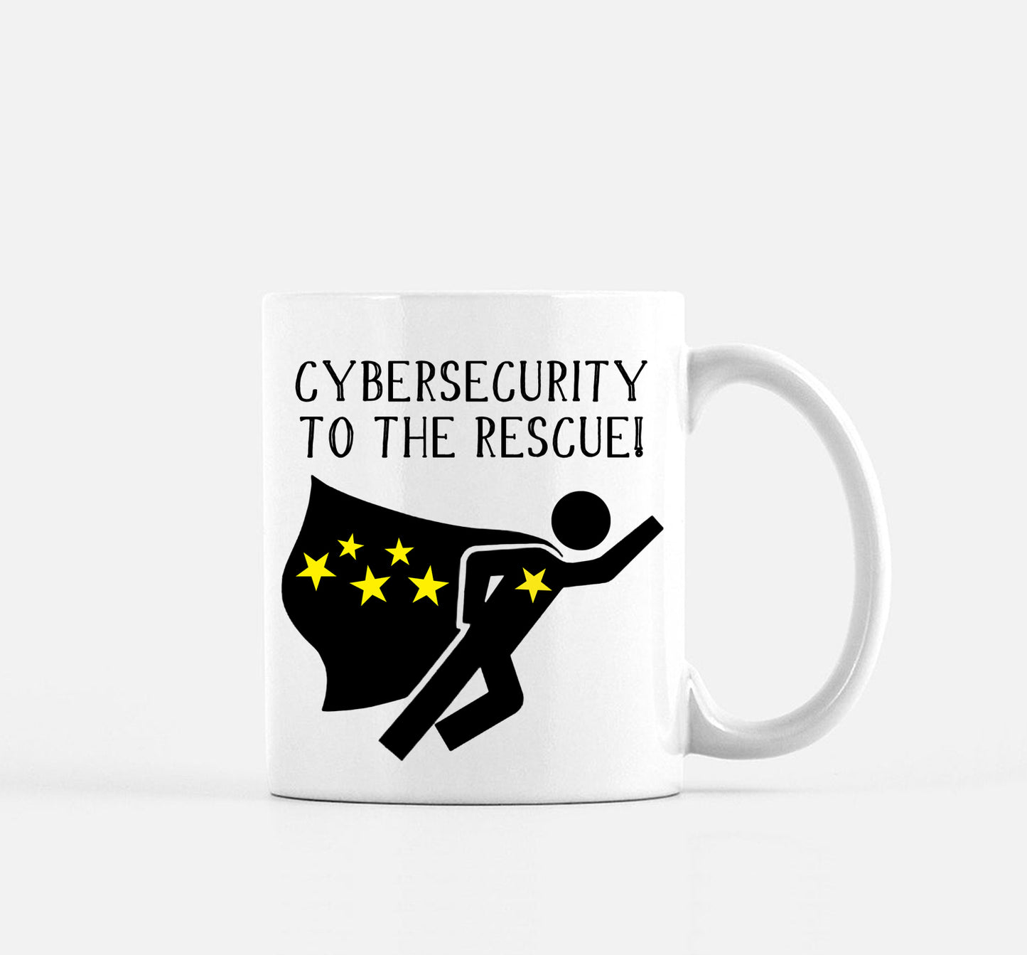 Cybersecurity Superhero Mug Gift