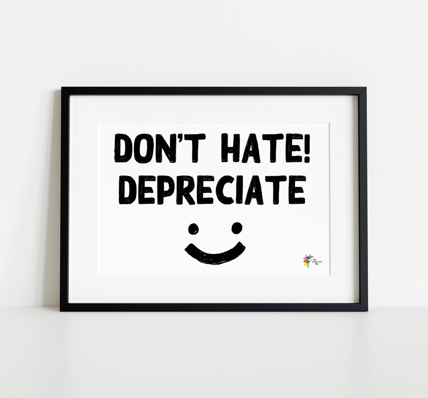 Accountant Wall Art Don't Hate Depreciate