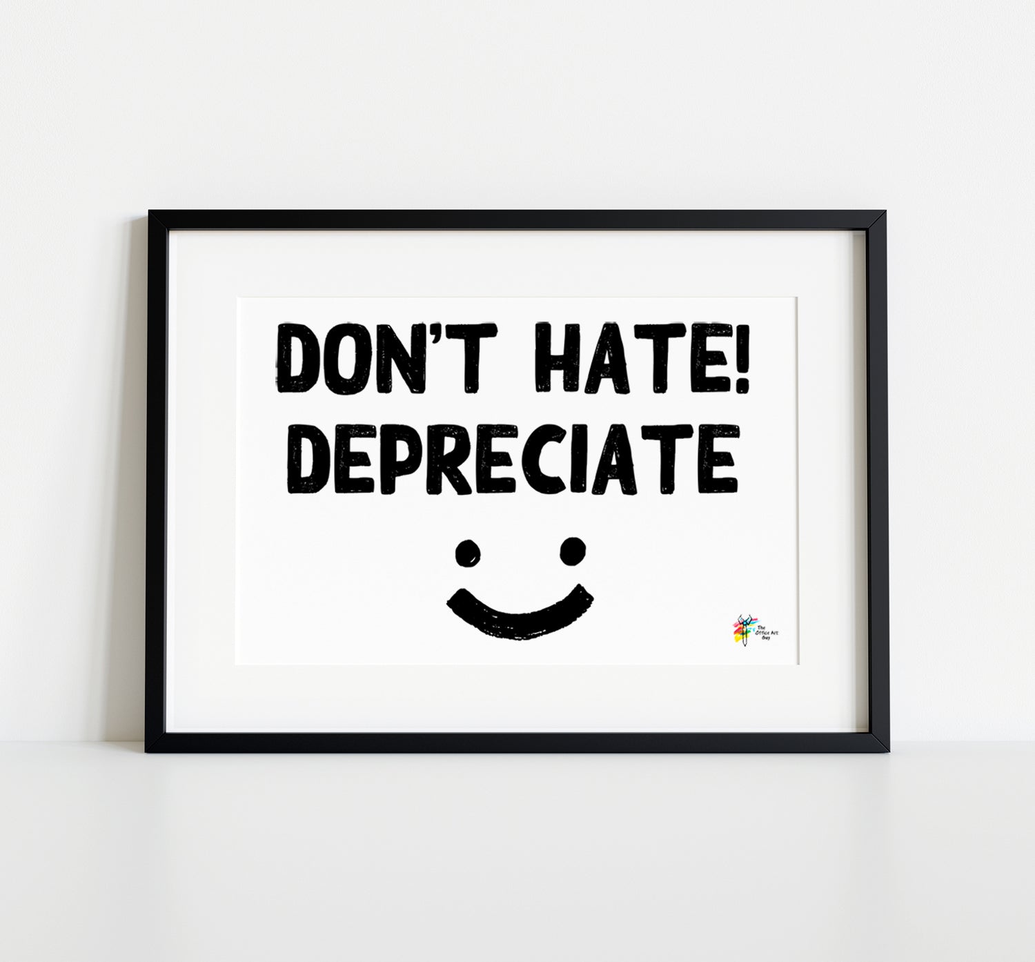 Accountant Wall Art Don't Hate Depreciate