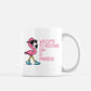 Funny Office Mug Welcome to Another Day in Paradise Flamingo Beach Theme