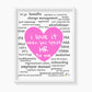 HR Wall Art Print by The Office Art Guy
