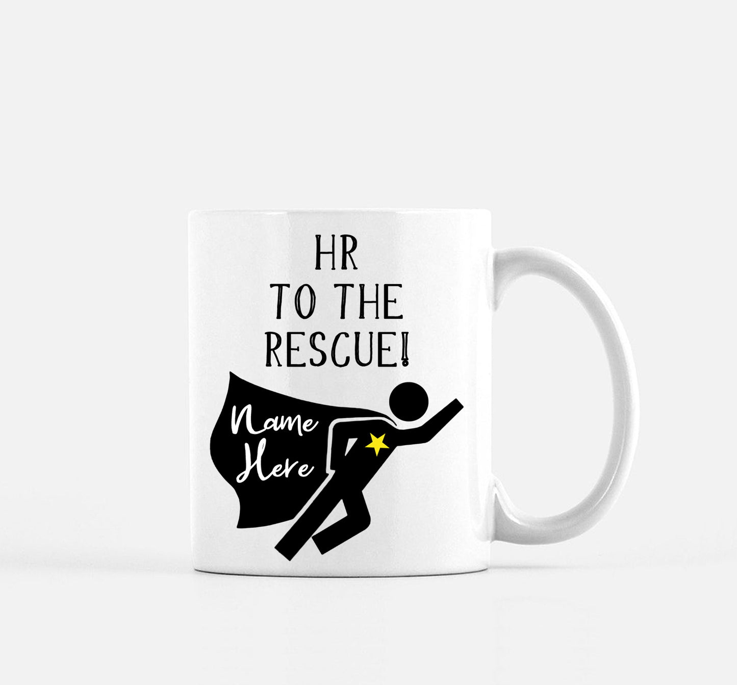 Human Resources Superhero Mug Personalized Gift