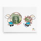 Funny Art Print for Office Decor, Dollar Inflation and Deflation, In God We Trust, by The Office Art Guy
