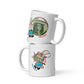 Funny Finance Mug Inflation and Deflation Comic Art by The Office Art Guy