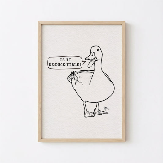 printable tax joke poster tax deductions