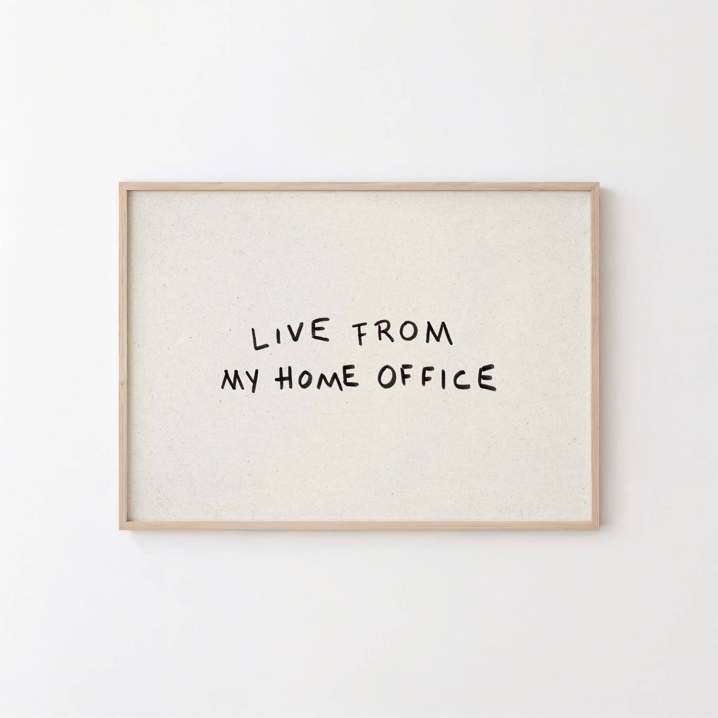 Live From My Home Office Printable Art