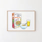Funny Accountant Art Number Crunch Cereal