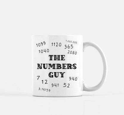 The Numbers Guy Accounting Mug