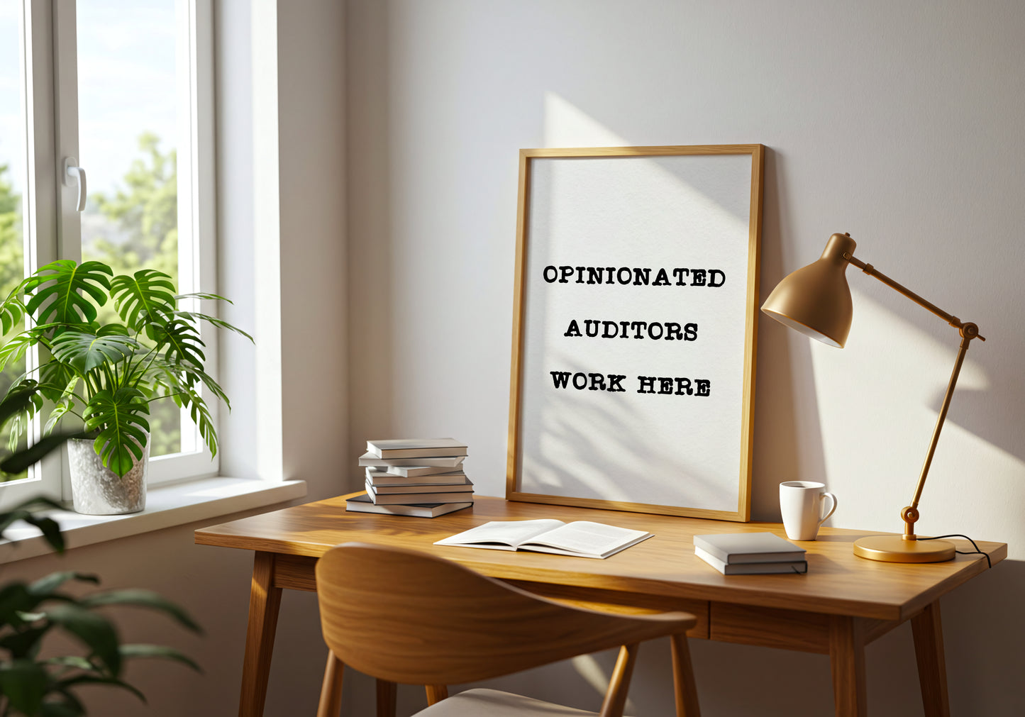 Auditor Poster Print Funny Joke