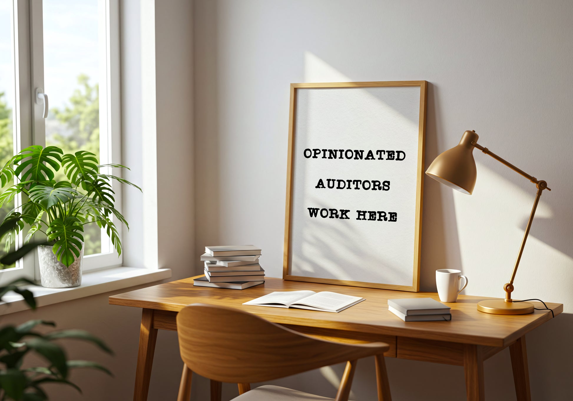 Auditor Poster Print Funny Joke