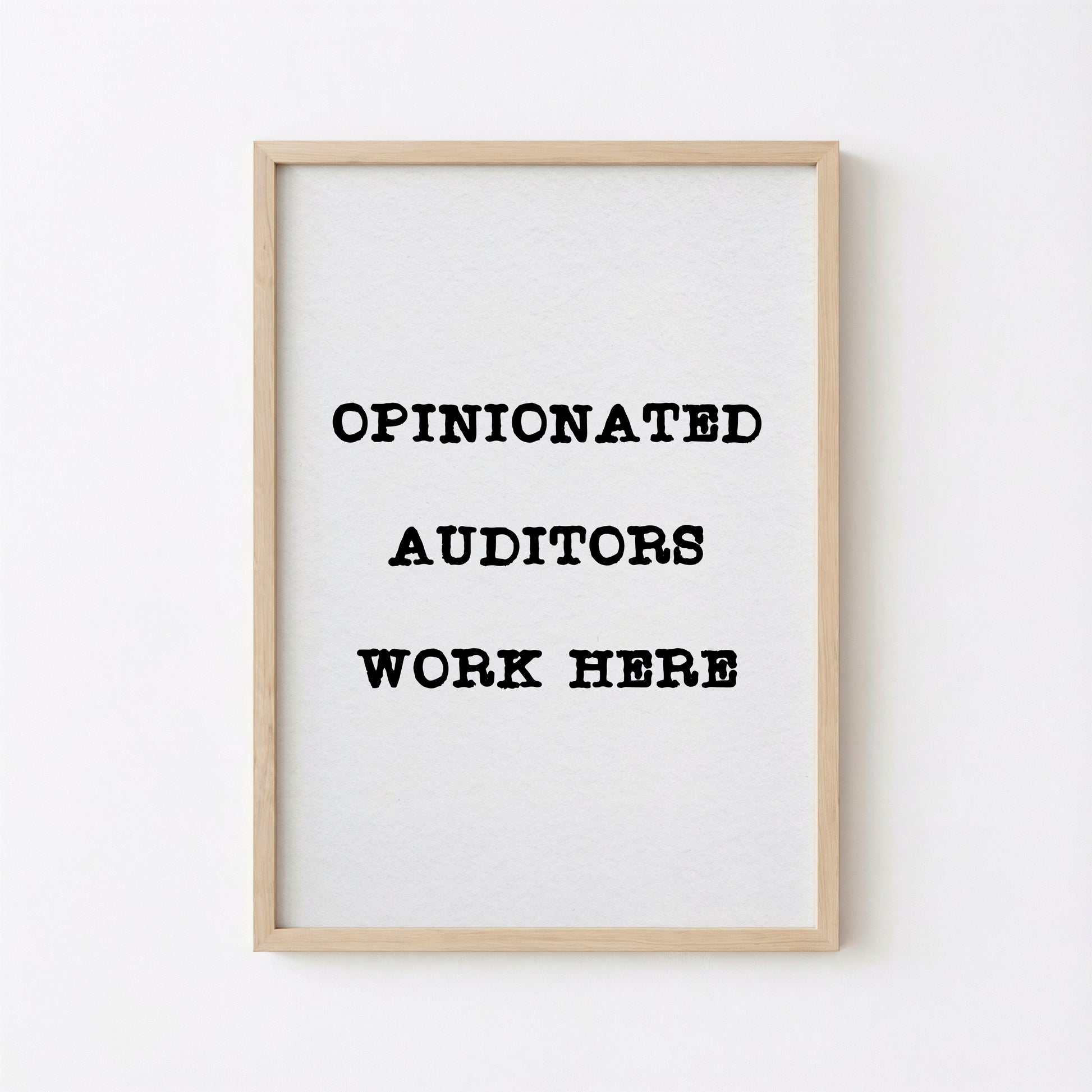 Audit Poster Printable Auditor Joke