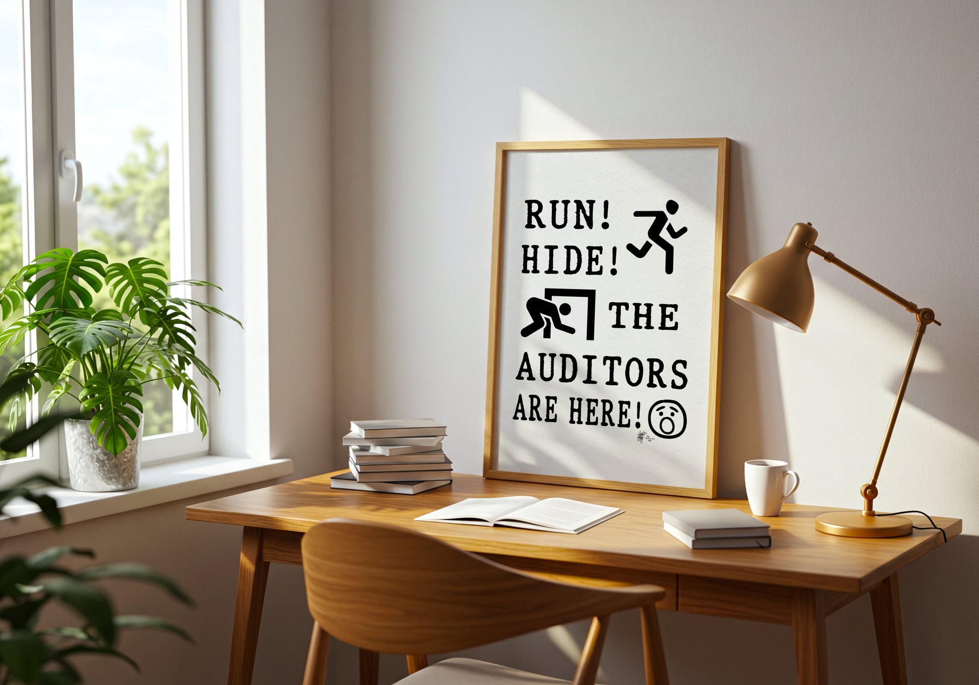 Auditor Art Print Printable Accountant Wall Art