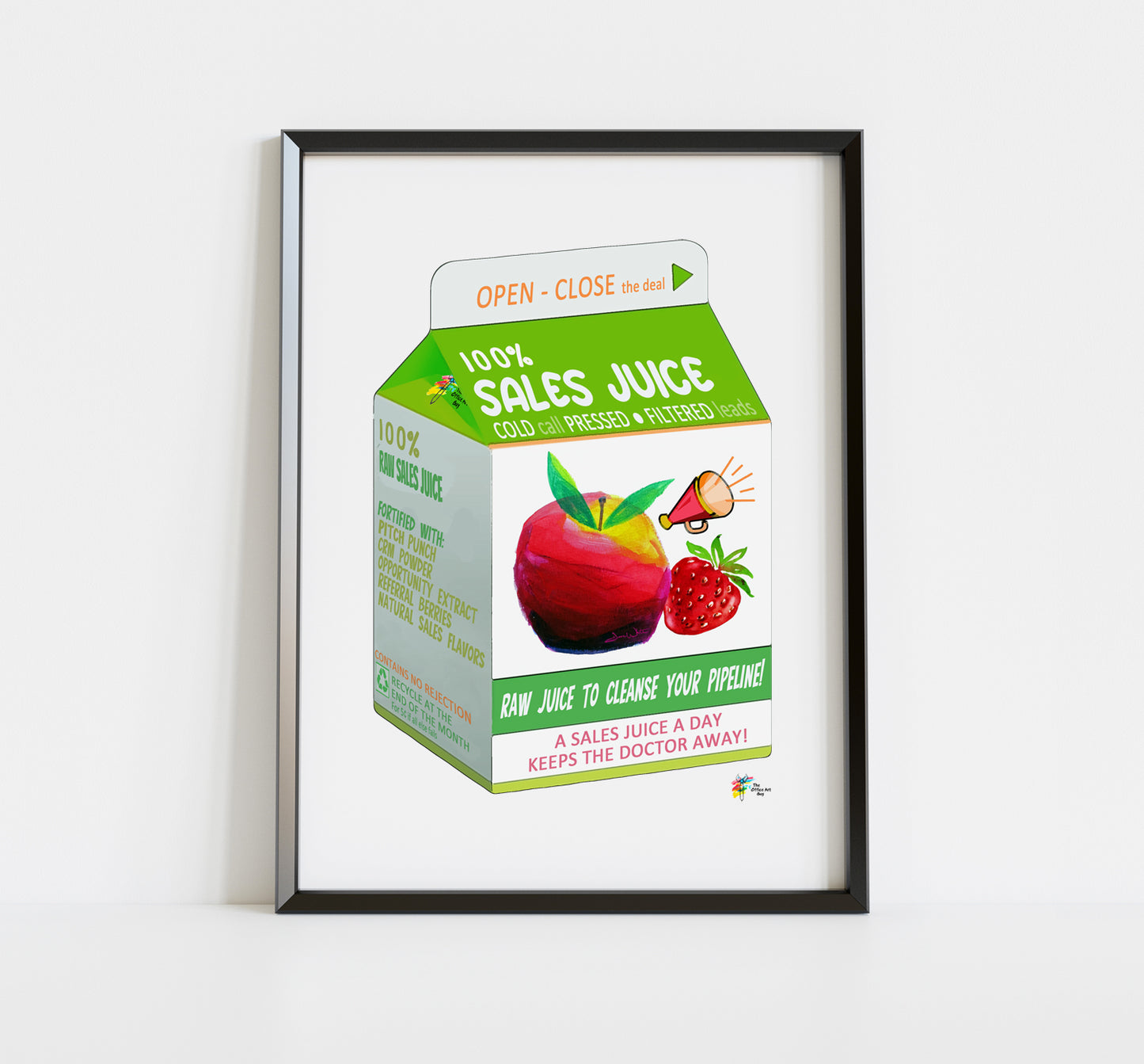 Sales Juice Office Art Print