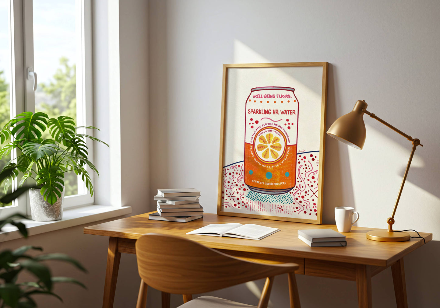 Human Resources Printable Art - Sparkling HR Water