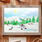 Funny Sales Art Print The Cold Email by The Office Art Guy