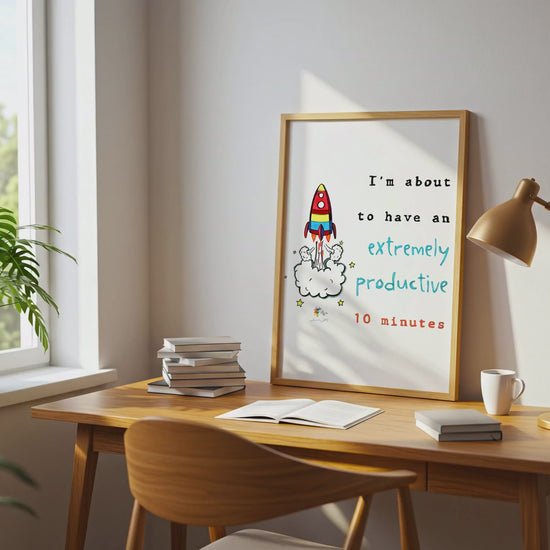 Funny Office Poster about Productivity