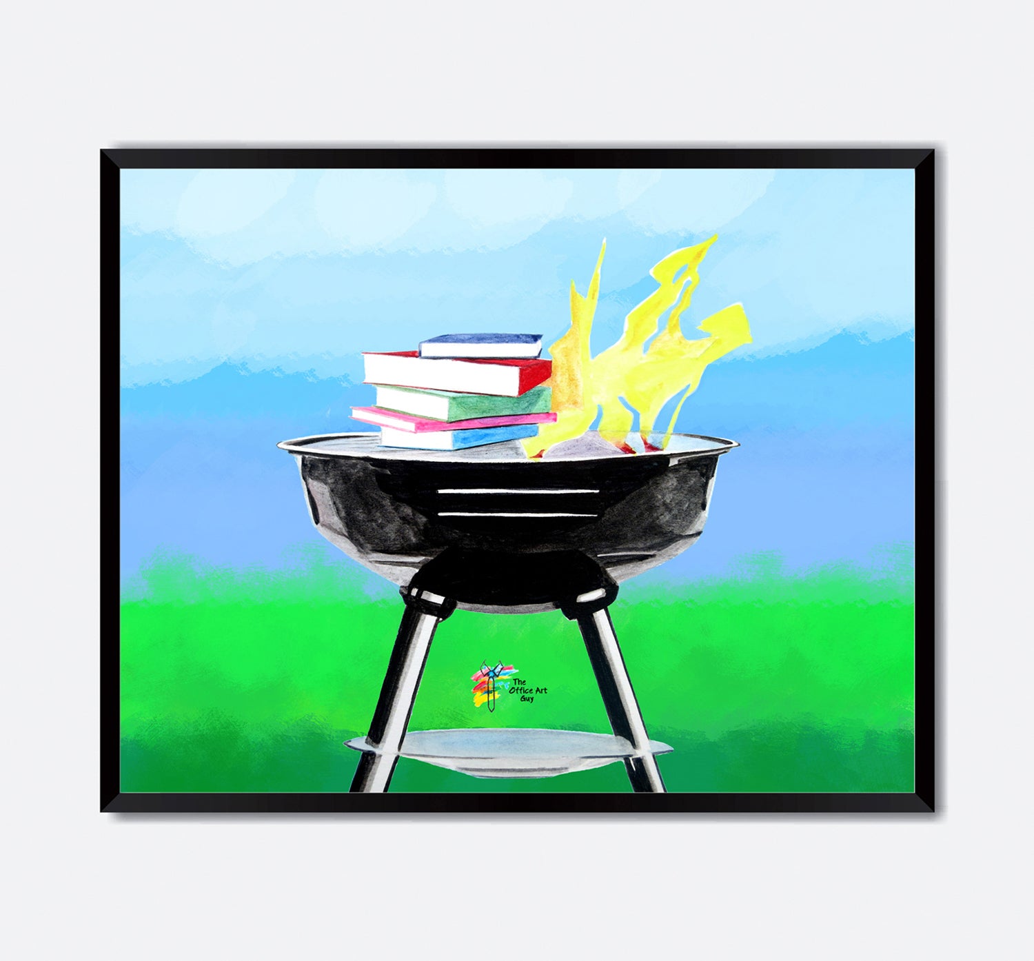 Cook the Books Accounting Art Print - The Office Art Guy