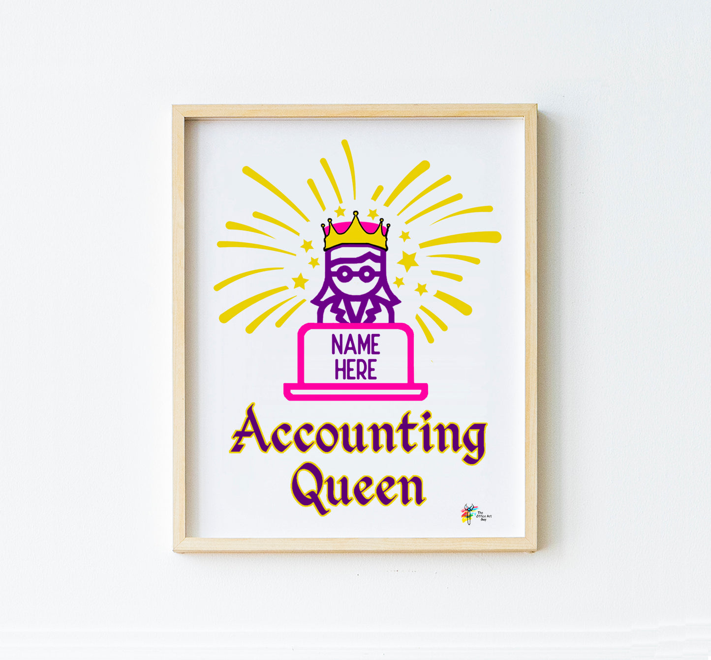 Accountant Art Print Accounting Queen