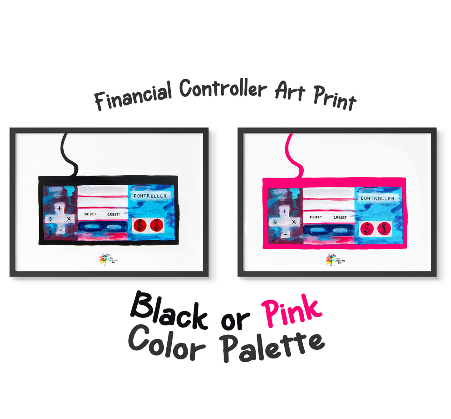 Financial Controller Nintendo Art Prints by The Office Art Guy