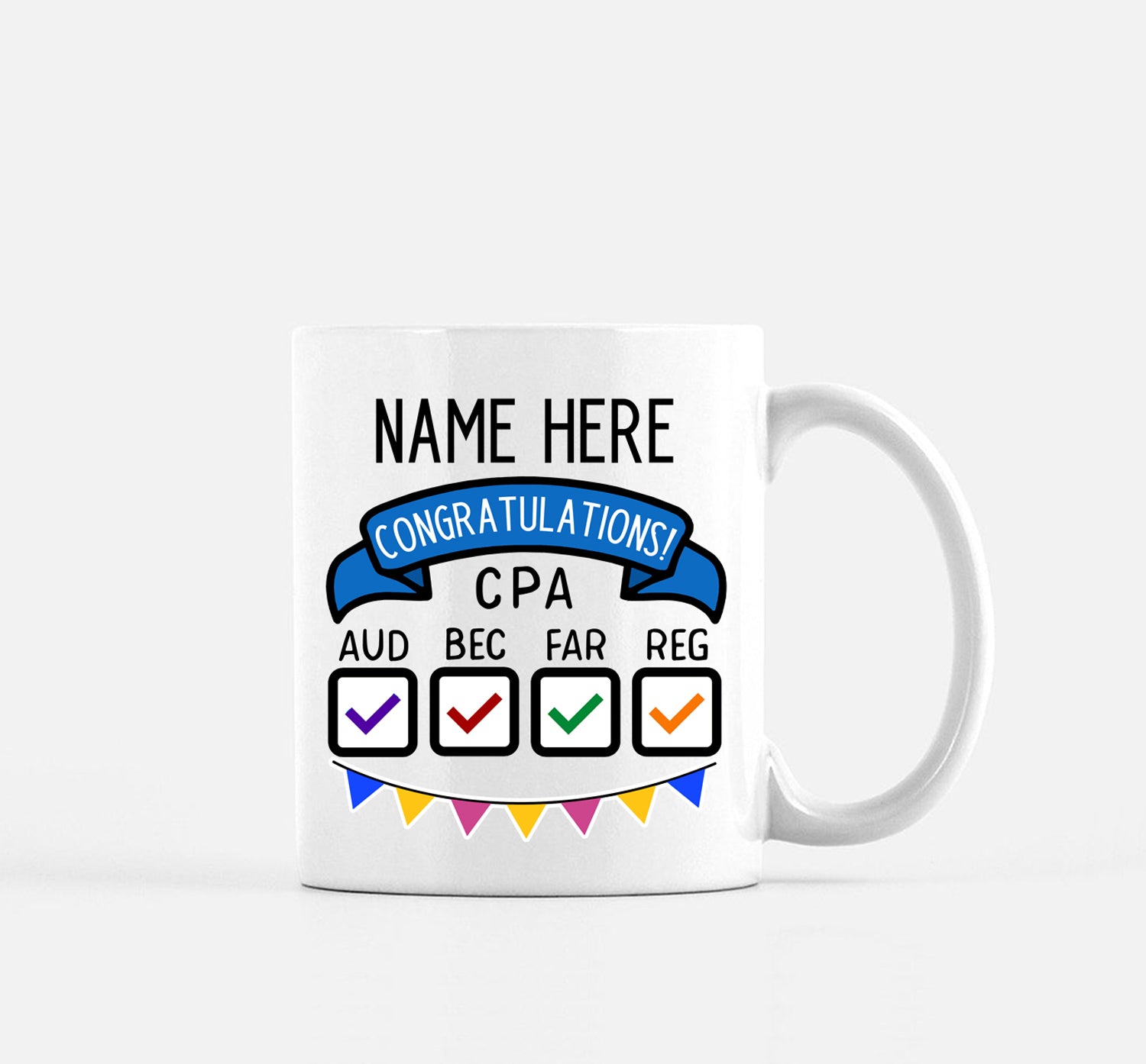 CPA Exams Gift Personalized Mug